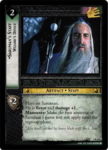 Saruman's Staff, Wizard's Device